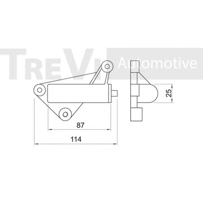 Фото Устройство для натяжения ремня, ремень ГРМ TREVI AUTOMOTIVE TD1540