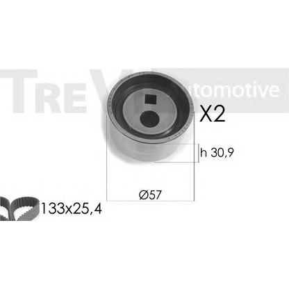 Foto Juego de correas dentadas TREVI AUTOMOTIVE KD1038