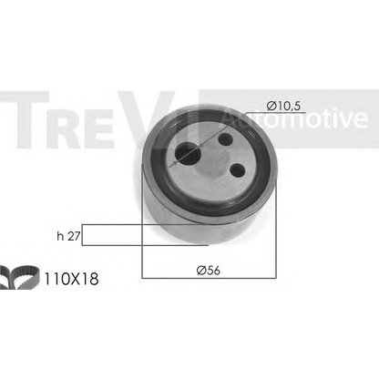 Foto Zahnriemensatz TREVI AUTOMOTIVE KD1053