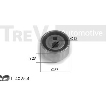 Фото Комплект ремня ГРМ TREVI AUTOMOTIVE KD1087