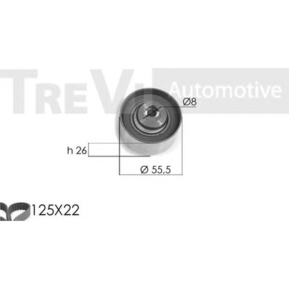 Foto Kit cinghie dentate TREVI AUTOMOTIVE KD1090