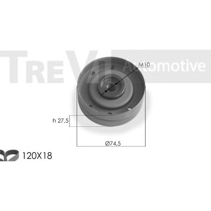 Photo Kit de distribution TREVI AUTOMOTIVE KD1102