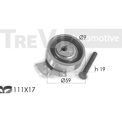 Photo Timing Belt Kit TREVI AUTOMOTIVE KD1130