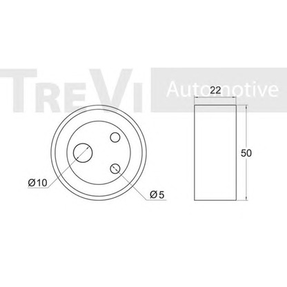 Foto Rullo tenditore, Cinghia dentata TREVI AUTOMOTIVE TD1084