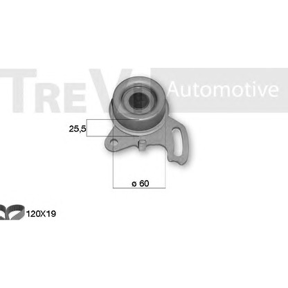 Foto Juego de correas dentadas TREVI AUTOMOTIVE KD1151