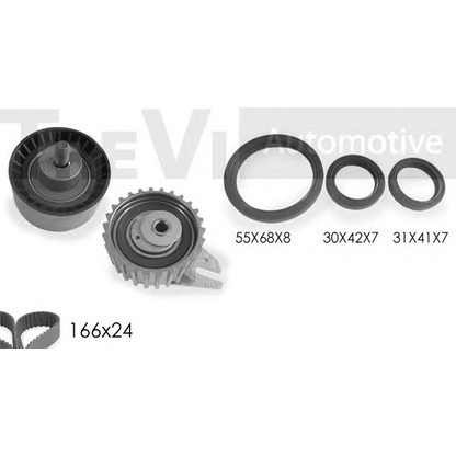 Photo Timing Belt Kit TREVI AUTOMOTIVE KD1225S