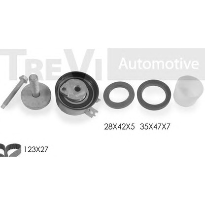 Foto Zahnriemensatz TREVI AUTOMOTIVE KD1242S