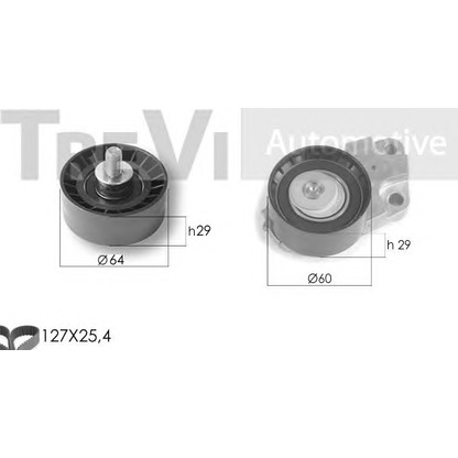 Photo Kit de distribution TREVI AUTOMOTIVE KD1279