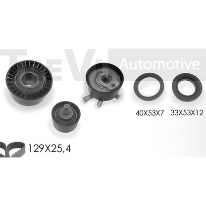 Photo Timing Belt Kit TREVI AUTOMOTIVE KD1280S