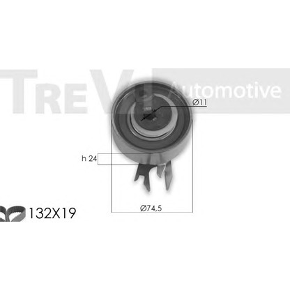 Photo Timing Belt Kit TREVI AUTOMOTIVE KD1292