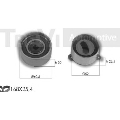 Foto Juego de correas dentadas TREVI AUTOMOTIVE KD1310