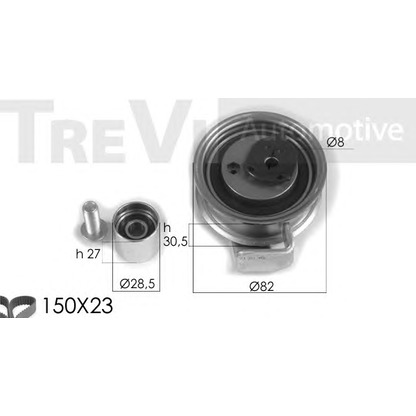 Foto Zahnriemensatz TREVI AUTOMOTIVE KD1327