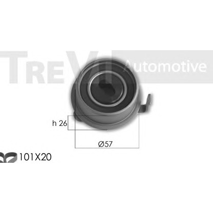 Photo Kit de distribution TREVI AUTOMOTIVE KD1334