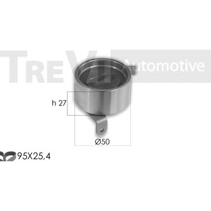 Zdjęcie Zestaw paska rozrządu TREVI AUTOMOTIVE KD1359