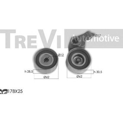 Foto Zahnriemensatz TREVI AUTOMOTIVE KD1394