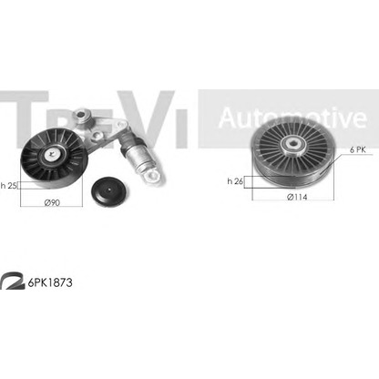 Foto Kit Cinghie Poly-V TREVI AUTOMOTIVE KA1177