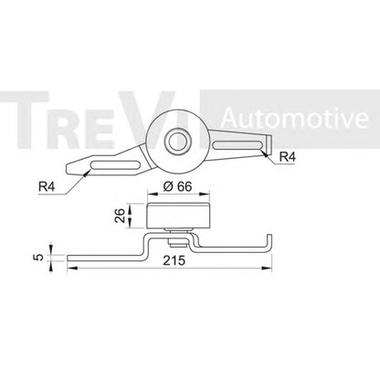 Foto Polea tensora, correa poli V TREVI AUTOMOTIVE TA1033