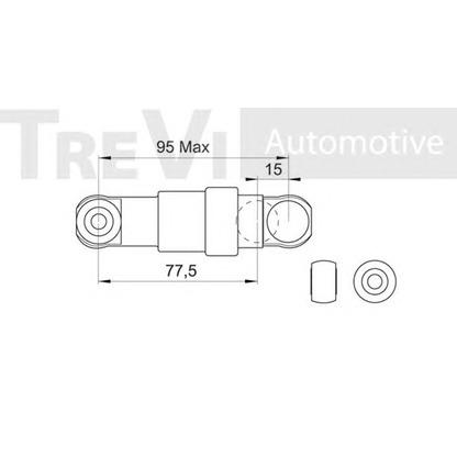 Photo Vibration Damper, v-ribbed belt TREVI AUTOMOTIVE TA1112