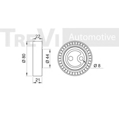 Foto Polea tensora, correa poli V TREVI AUTOMOTIVE TA1467