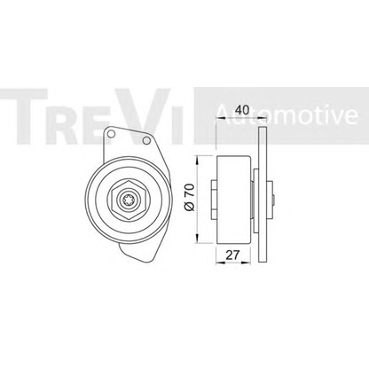 Foto Spannrolle, Keilrippenriemen TREVI AUTOMOTIVE TA1653