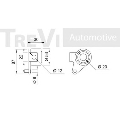 Foto Rullo tenditore, Cinghia dentata TREVI AUTOMOTIVE TD1152