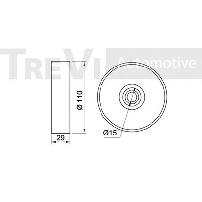 Foto Spannrolle, Keilrippenriemen TREVI AUTOMOTIVE TA1141