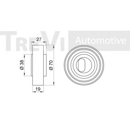 Foto Correa dentada TREVI AUTOMOTIVE TD1291