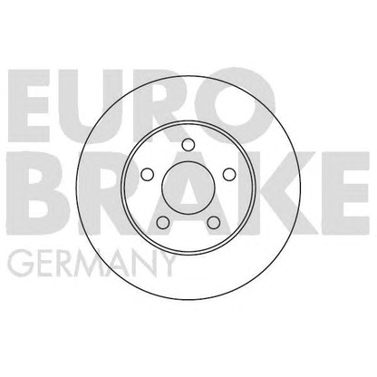 Photo Brake Disc EUROBRAKE 5815209314