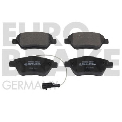 Photo Brake Pad Set, disc brake EUROBRAKE 5502222380