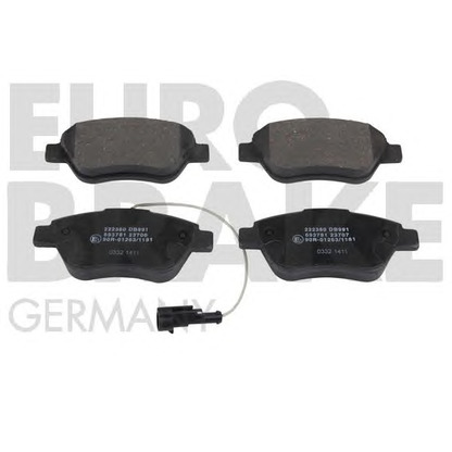 Foto Kit pastiglie freno, Freno a disco EUROBRAKE 5502222380