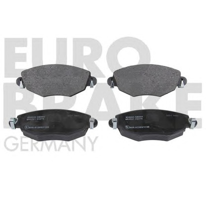 Photo Kit de plaquettes de frein, frein à disque EUROBRAKE 5502222553