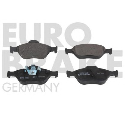 Photo Brake Pad Set, disc brake EUROBRAKE 5502222557
