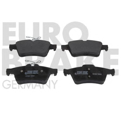 Photo Kit de plaquettes de frein, frein à disque EUROBRAKE 5502222562