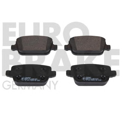 Photo Brake Pad Set, disc brake EUROBRAKE 5502222567