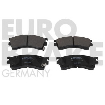 Photo Brake Pad Set, disc brake EUROBRAKE 5502223241
