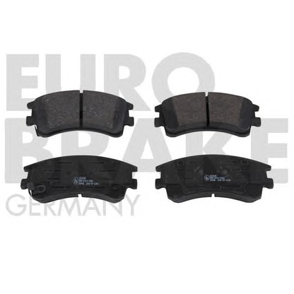 Photo Brake Pad Set, disc brake EUROBRAKE 5502223245