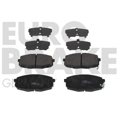 Photo Brake Pad Set, disc brake EUROBRAKE 5502223506
