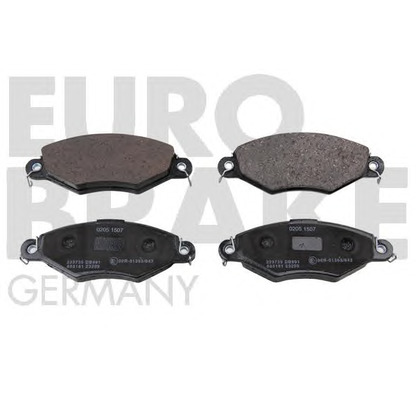 Photo Kit de plaquettes de frein, frein à disque EUROBRAKE 5502223735