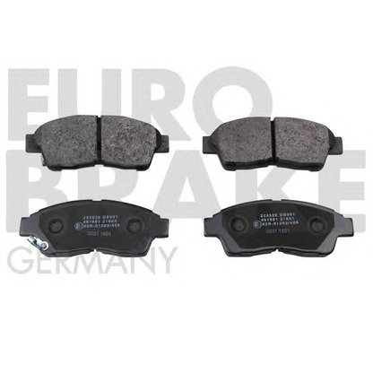 Zdjęcie Zestaw klocków hamulcowych, hamulce tarczowe EUROBRAKE 5502224528