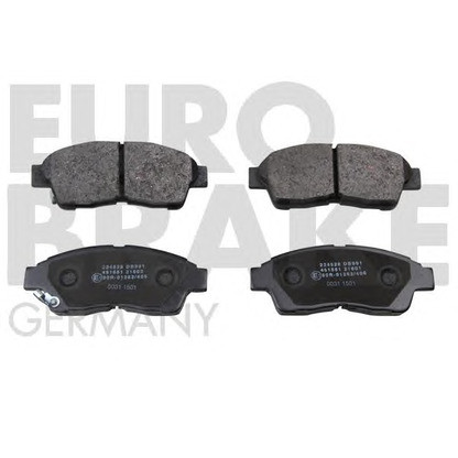 Foto Bremsbelagsatz, Scheibenbremse EUROBRAKE 5502224528