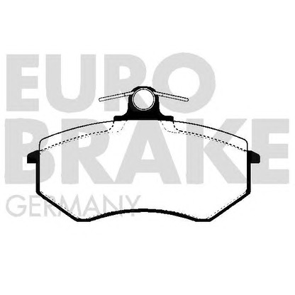 Photo Brake Pad Set, disc brake EUROBRAKE 5502224727