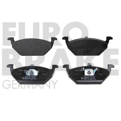 Photo Brake Pad Set, disc brake EUROBRAKE 5502224740
