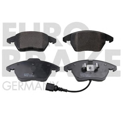 Photo Brake Pad Set, disc brake EUROBRAKE 5502224770