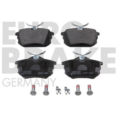 Photo Brake Pad Set, disc brake EUROBRAKE 5502224815