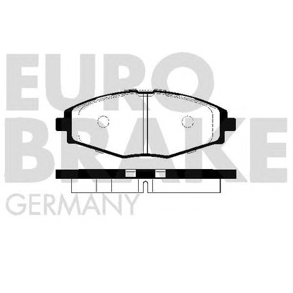 Photo Brake Pad Set, disc brake EUROBRAKE 5502225004