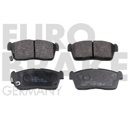 Photo Kit de plaquettes de frein, frein à disque EUROBRAKE 5502225213