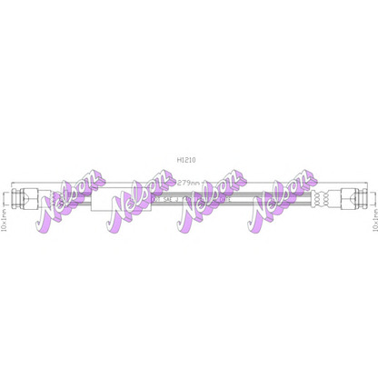 Foto Tubo flexible de frenos Brovex-Nelson H1210