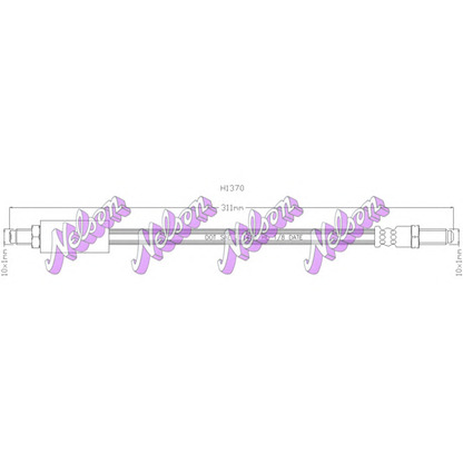 Photo Brake Hose Brovex-Nelson H1370