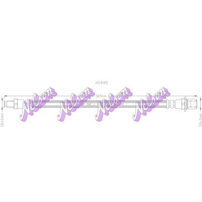 Zdjęcie Przewód hamulcowy elastyczny Brovex-Nelson H1445