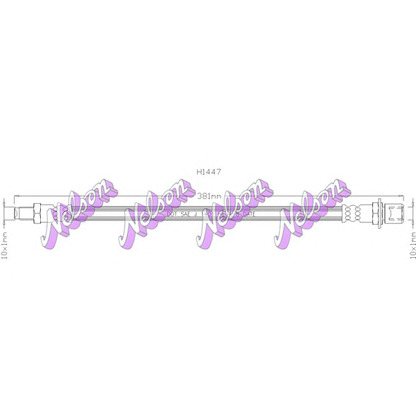 Foto Tubo flexible de frenos Brovex-Nelson H1447